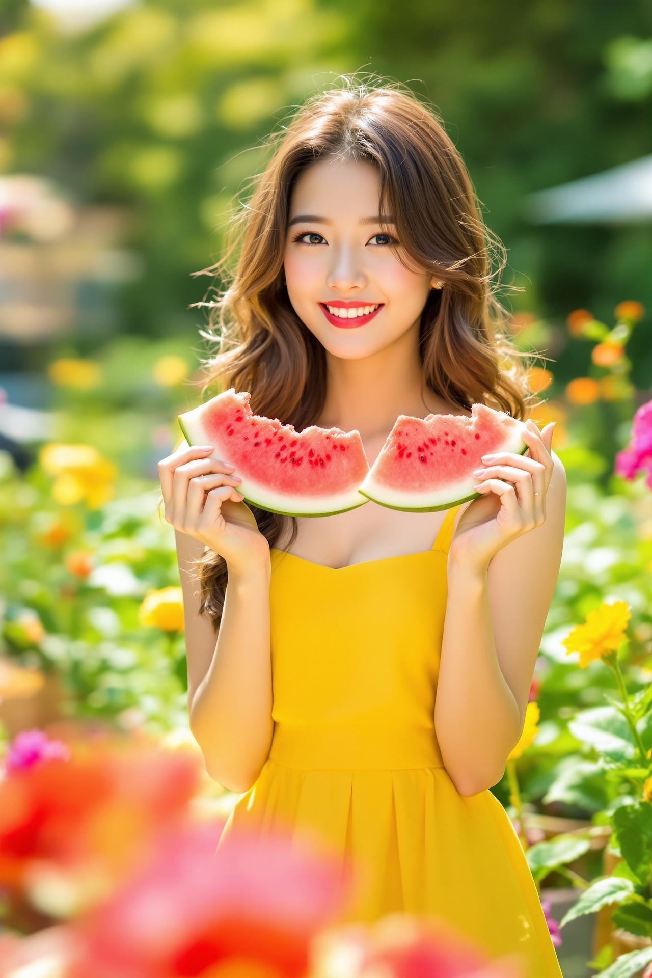 吃瓜福利-甜蜜夏日 吃瓜福利-甜蜜夏日-甜美风写真作品
